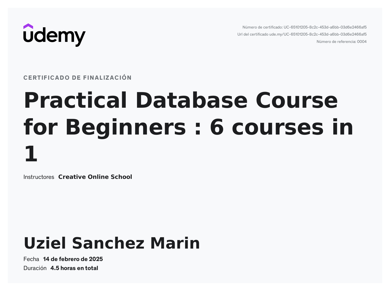 Practical Database Course for Beginners