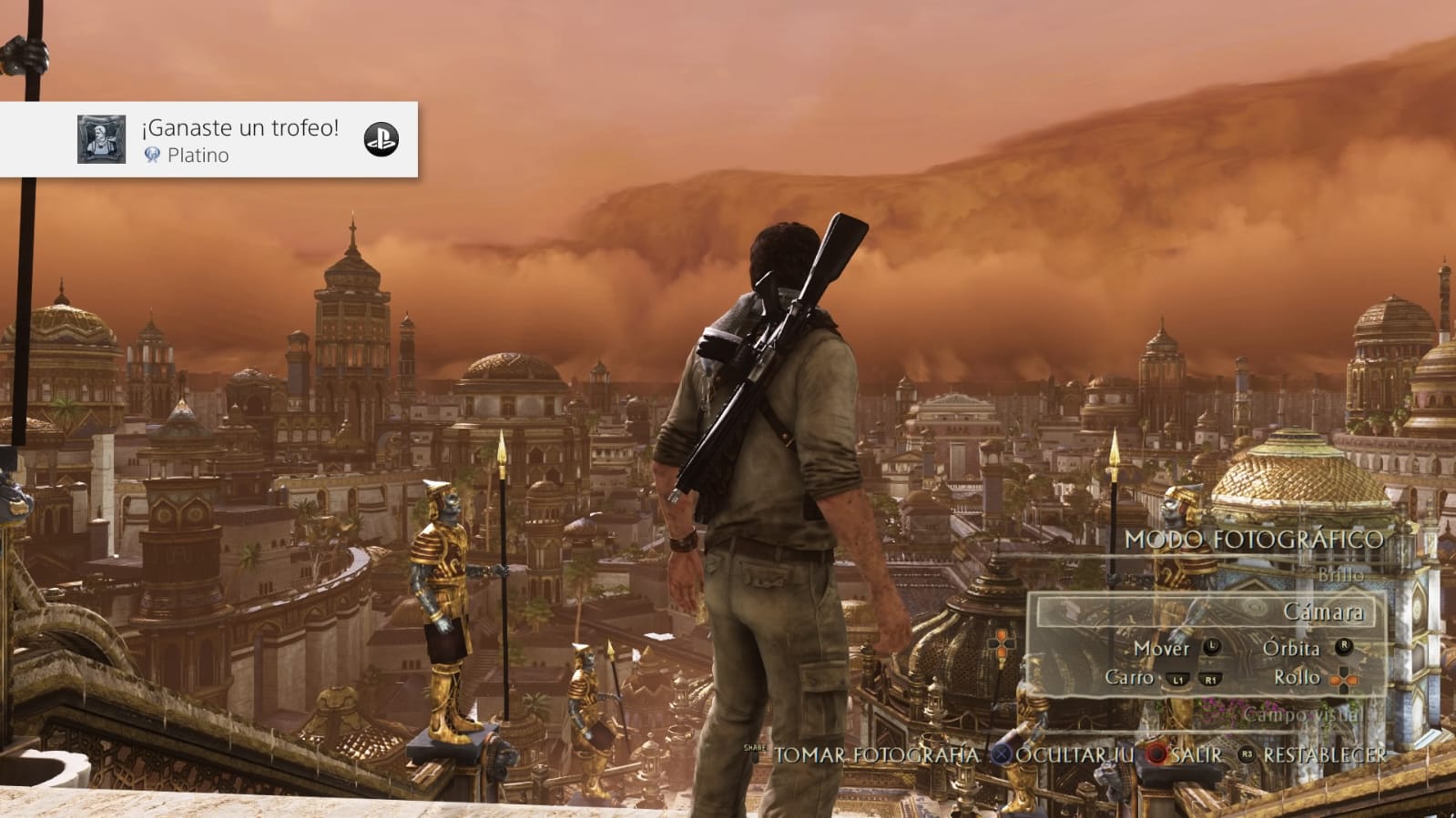 Uncharted, saga que disfruto por su acción y exploración.